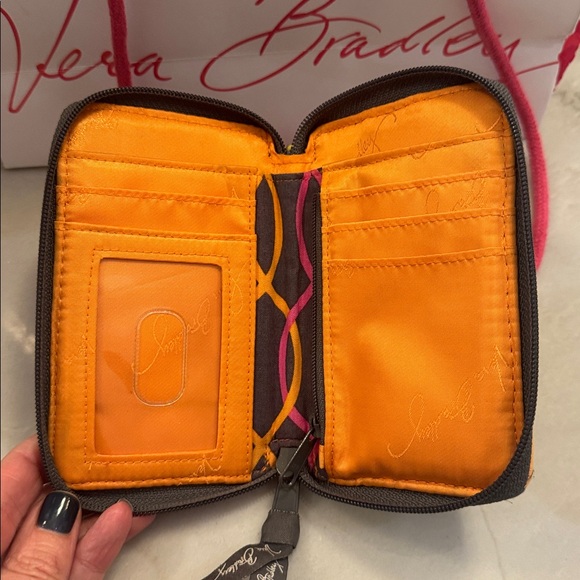 EUC Vera Bradley with Bag! Clutch, Wallet Small Purse, Adjustable Strap. - Picture 3 of 8
